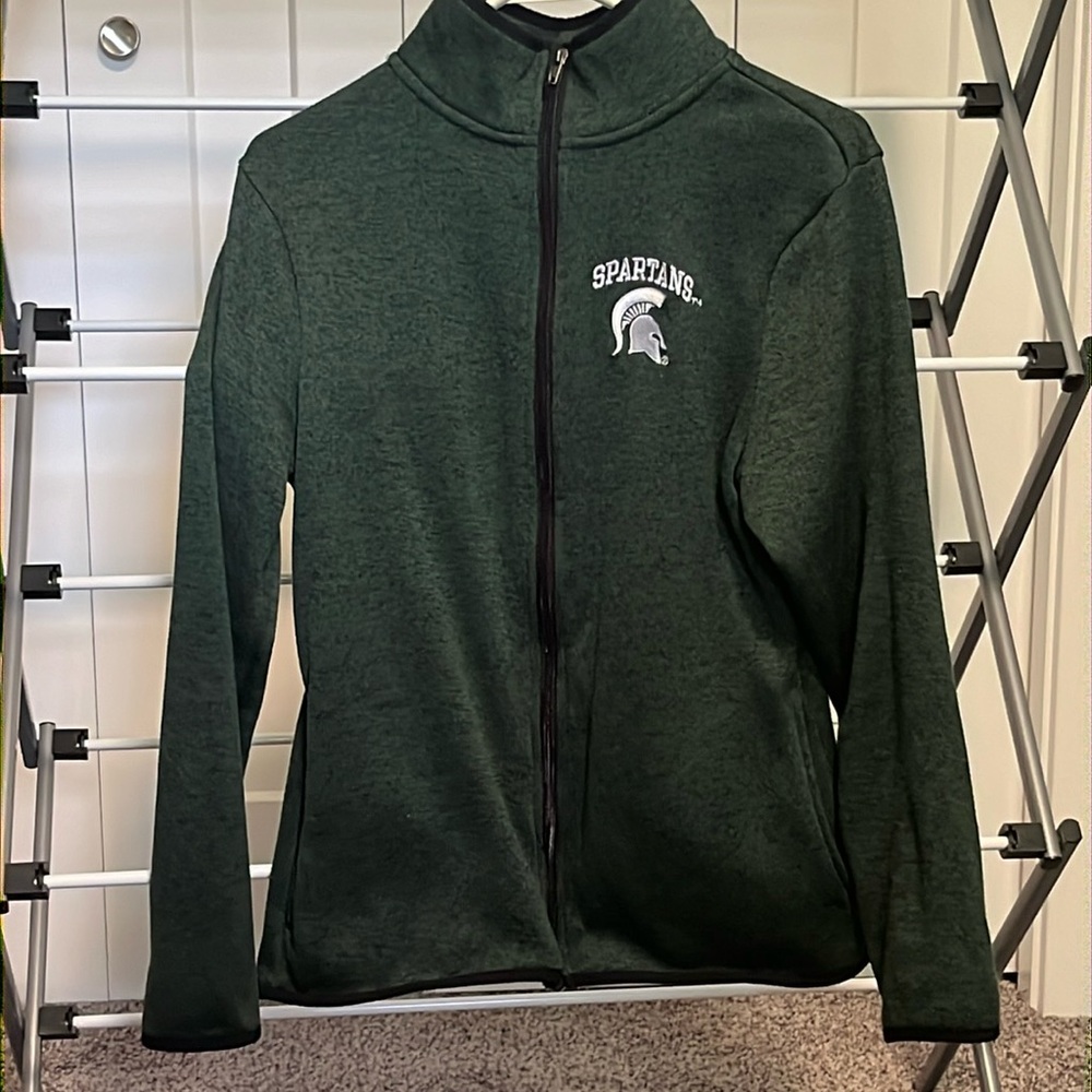 MSU Zip-up Sweater